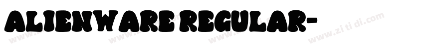 Alienware Regular字体转换